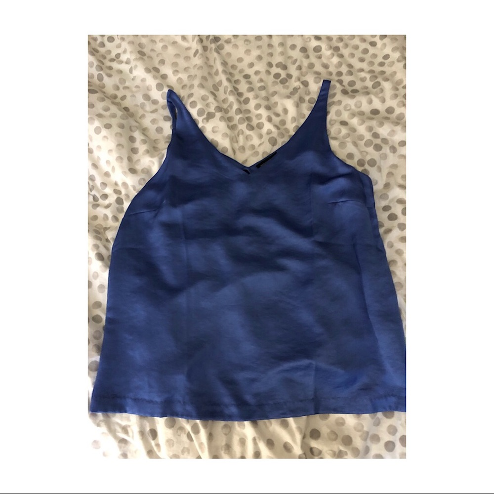 BANANA REPUBLIC - blue/purple blouse